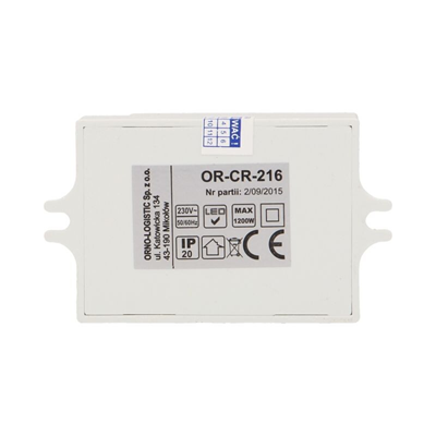 Sensore di movimento a microonde, mini, 5,8GHz, IP20, 800W bianco