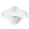 Sensore di movimento e crepuscolare per montaggio superficiale Steinel IS 345 MX HIGHBAY COM1, IP54, quadrato, bianco