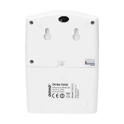 Sensore di movimento x 2 con segnalazione wireless 95dB IP44, 120m bianco