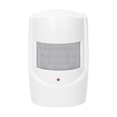 Sensore di movimento x 2 con segnalazione wireless 95dB IP44, 120m bianco