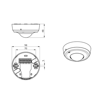 Sensore di presenza PD2-M-2C-SM