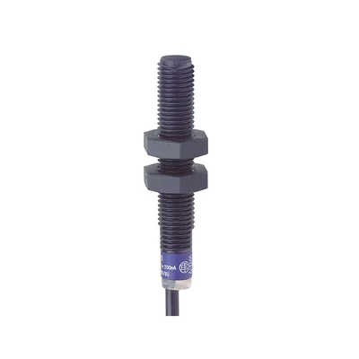 Sensore induttivo M8 con uscita PNP 1NO 12-48V DC cavo 2m