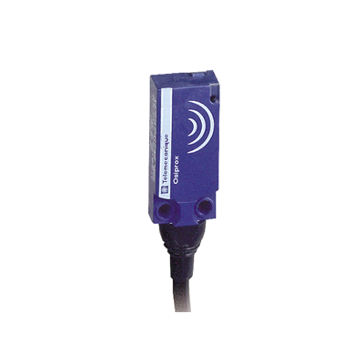 Sensore induttivo piatto 1NO 12-24V DC, cavo 2m