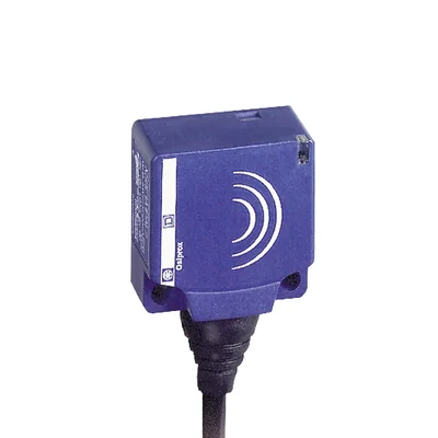 Sensore induttivo piatto con uscita PNP 1NC 12-24V DC cavo 2m