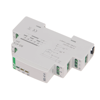 Sequential bistable relay On TH-35 DIN rail with inrush relay 160A/20ms 24V