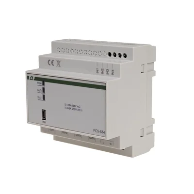 Sequential, pulse-time controller, 4-channel, 24÷230V AC/DC, setting from 1s to 100h