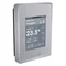 SER8350, controller with temperature + humidity sensor, touchscreen, max 10 VC3xxx modules, BACnet/Modbus, silver