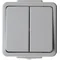Serial multi-key switch, white