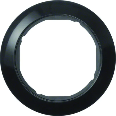 SERIE 1930 Einzelrahmen für Frontplatten Ø 58mm schwarz