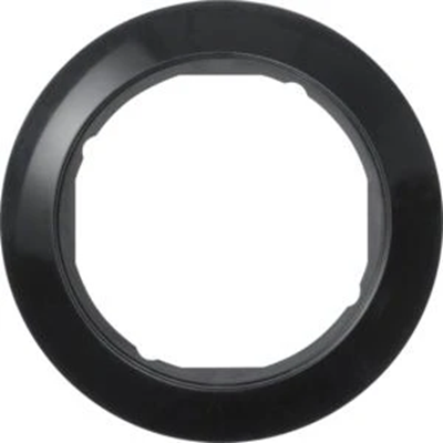 SERIE 1930 Einzelrahmen für Frontplatten Ø 58mm schwarz