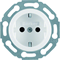 SERIE 1930/Glas SCHUKO socket with increased contact protection white