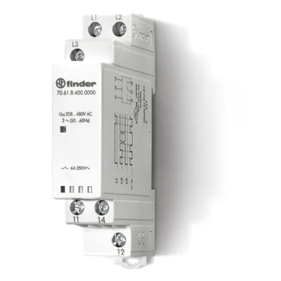 SÉRIE 70 Relais électronique de surveillance de la séquence et de la perte de phase des phases pour les systèmes triphasés 208…480V
