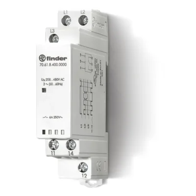 SERIE 70 Relé electrónico de seguimiento de secuencia y pérdida de fases en sistemas trifásicos 208…480V