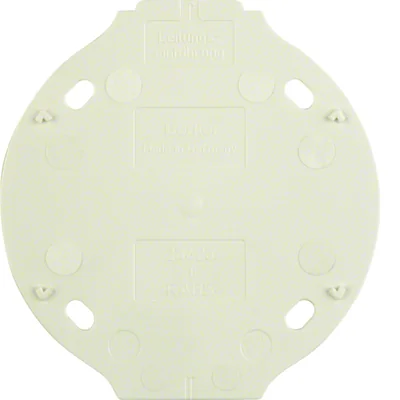 SERIES 1930 Self-extinguishing single white bottom plate