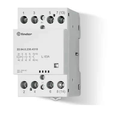 SERIES 22 63A 4 pole modular contactor