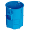 Серійна коробка для прихованого монтажу з гвинтами S60Gw fi80mm deep 80mm blue