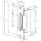 Serratura elettrica reversibile simmetrica Qoltec | 12V | Acciaio inossidabile