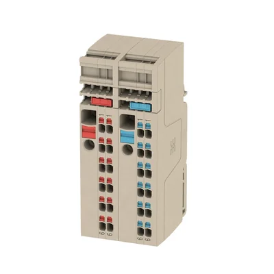 SET AAP11 6/1.5/12C Conector pasante para riel, número de catálogo 2506090000
