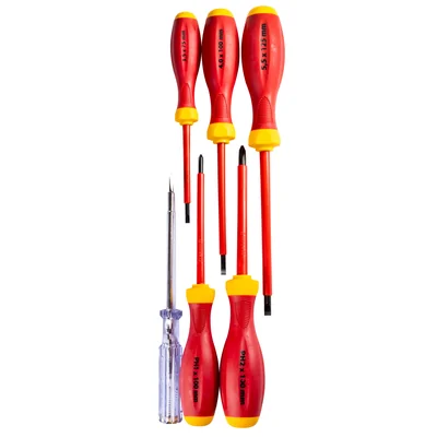 Set cacciaviti isolati VDE 1000V, 6 pezzi