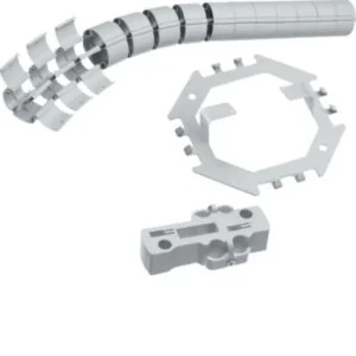 Set copertura flessibile con adattatori e base da tavolo, 800 mm, antracite