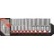 SET DI BUSSOLE LUNGHE 1/2", 10 PEZZI.