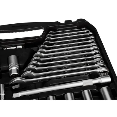 Set di chiavi a bussola da 1/2, 3/8, 1/4, 220 pezzi, satinate