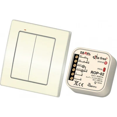 Set di controllo wireless TIPO: RZB-04 (RNK-04+ROP-02)