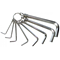 Set of 2-10mm hexagonal hex keys