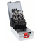 Set of 25 pointteq drill bits for metal