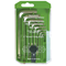 Set of hexagonal ball head hex keys. 8-piece