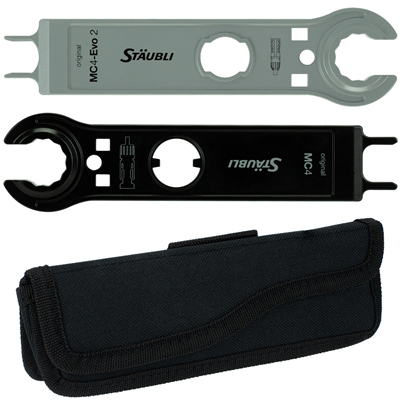 Set of metal keys for MC4 and MC4 EVO 2 connectors
