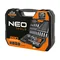 Set of socket wrenches 1/2, 3/8, 1/4, 220 pcs, satin
