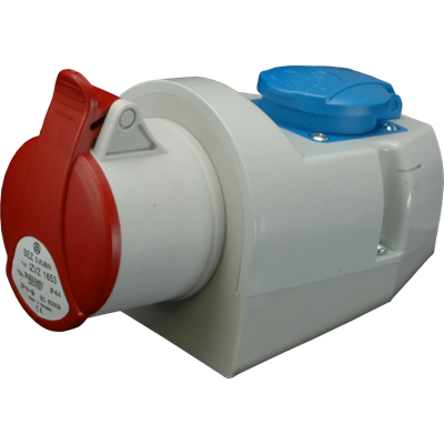 Set Presa elettrica fissa 32A 4p + presa 16A 250V IP44