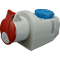 Set Prise de courant fixe 32A 4p + Prise 16A 250V IP44