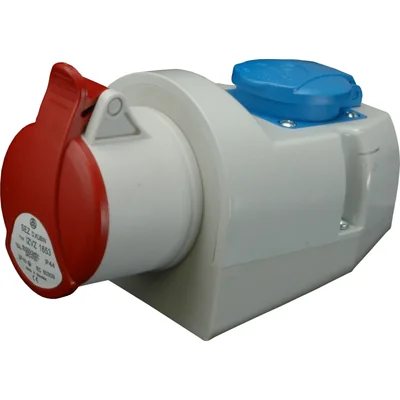 Set Toma de corriente fija 32A 5p + toma 16A 250V IP44