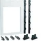 Set UNIVERS N-HC H750xB500 per quadri elettrici strisce. Sistema di binari distanziatori 8xNH00 - 4xNH1-3 185 per Cu 40/60/80/100x10