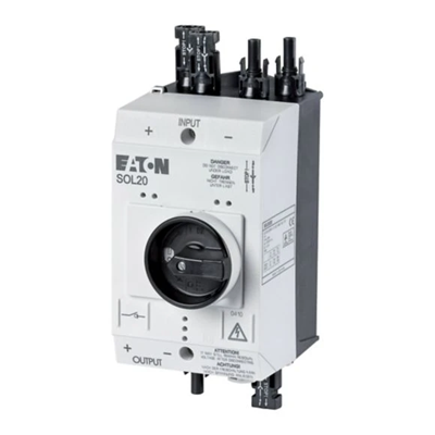 Sezionatore in cassetta, DC, 20A, 2 stringhe MC4 SOL20/2MC4