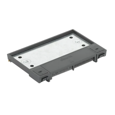 SF Cover for 1-module floor box (spare item), graphite gray