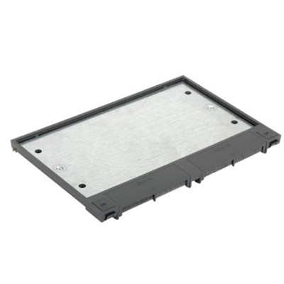 SF Cover for 6-module floor box (spare item), graphite gray