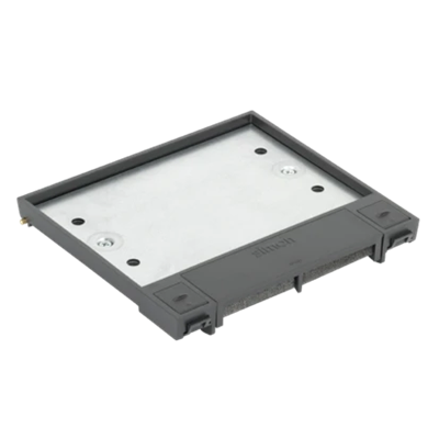 SF Cover of the 2-module floor box SF2xx/14 gray graphite