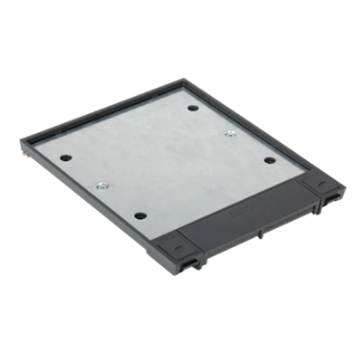 SF Cover of the 3-module floor box SF3xx/14 gray graphite
