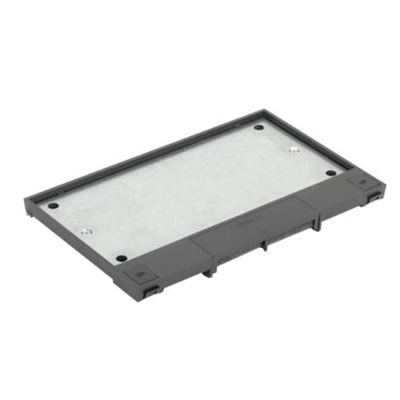 SF Cover of the 4-module floor box SF4xx/14 gray graphite