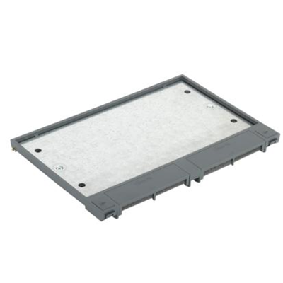 SF Cover of the 6-module floor box SF6xx/1 grey