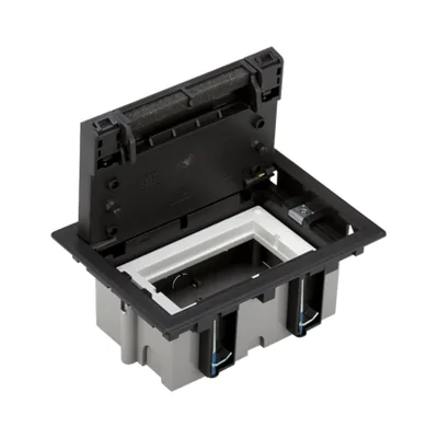 SF Floor box S500 1-module 2xK45 gray graphite