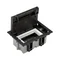 SF Floor box S500 1-module 2xK45 gray graphite