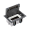 SF Floor box S500 1-module 2xK45 grey