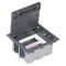 SF Floor box S500 2-module 4xK45 93mm gray