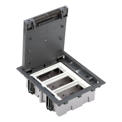 SF S500 Caja de suelo 3 módulos 6xK45 70mm gris