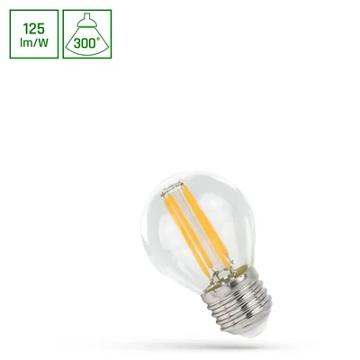 SFERA LED E-27 230V 4W COG WW SPETTRO TRASPARENTE