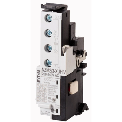 Sganciatore di minima tensione con 2 VHI per NZM2/3, NZM2/3-XUHIV380-440AC